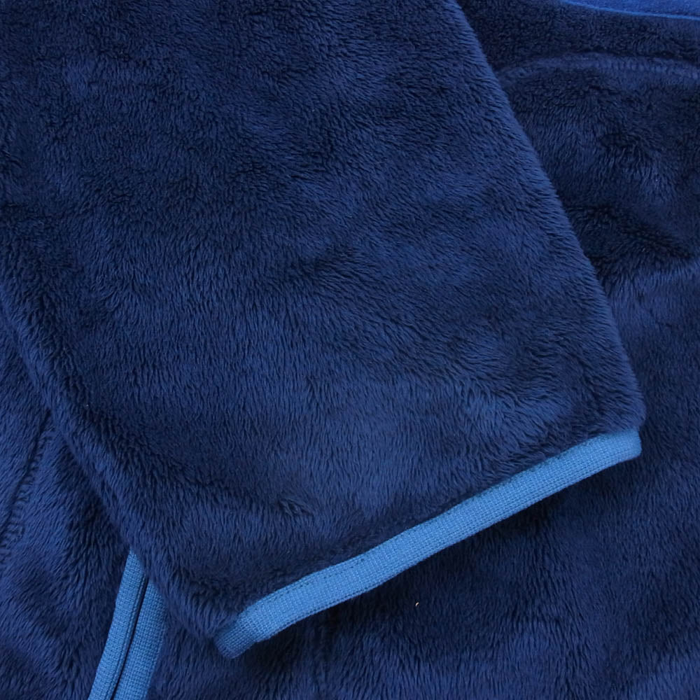 PORTER CLASSIC ポータークラシック 18AW BABY FLEECE ZIP UP ベビー フリース ジップ ジャケット ネイビー系 XL【中古】