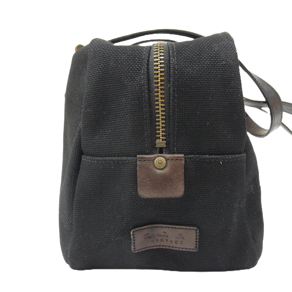 agnes b. アニエスベー ブラックデニム トートバッグ ブラック系【中古】