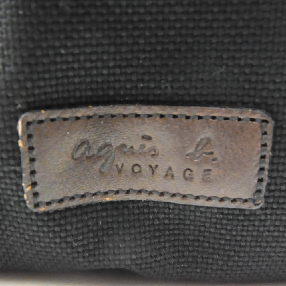 agnes b. アニエスベー ブラックデニム トートバッグ ブラック系【中古】