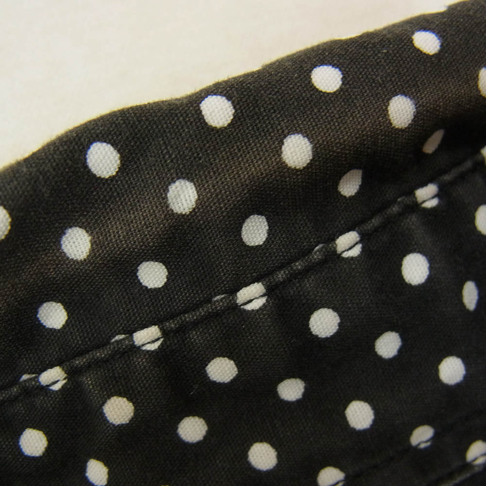 COMME des GARCONS HOMME PLUS コムデギャルソンオムプリュス PC-B047 ドット 半袖 シャツ ブラック系 S【中古】