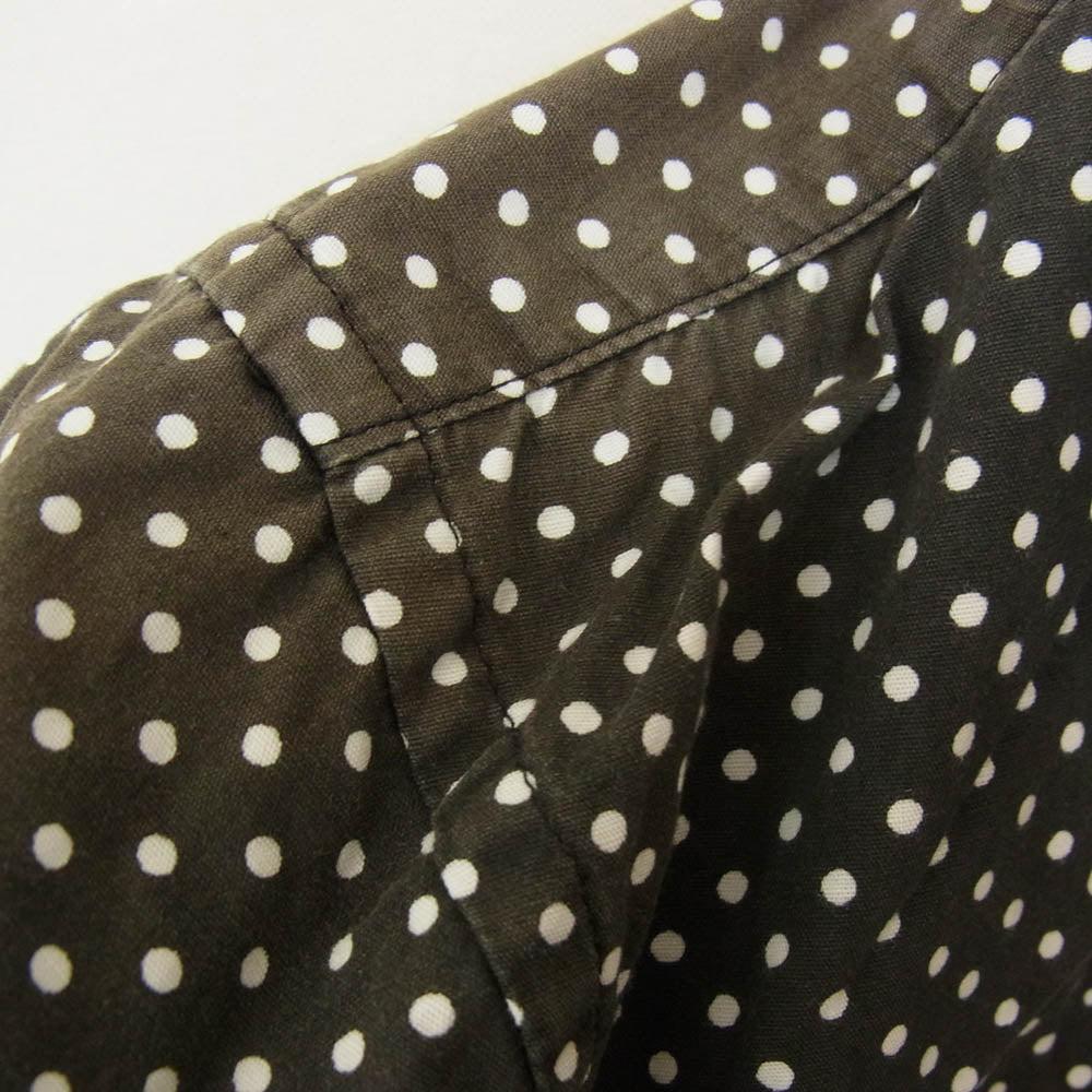 COMME des GARCONS HOMME PLUS コムデギャルソンオムプリュス PC-B047 ドット 半袖 シャツ ブラック系 S【中古】