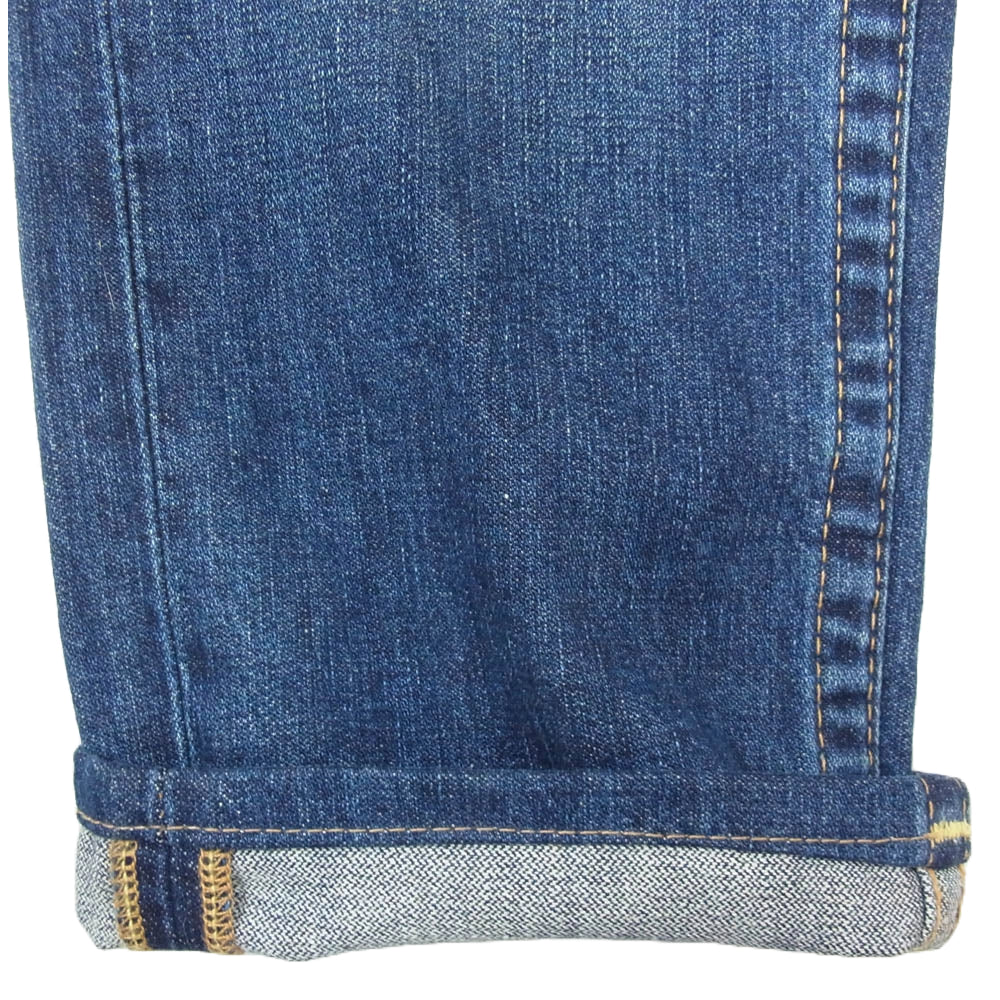 TRUE RELIGION トゥルーレリジョン スタッズ ダメージ加工 デニムパンツ インディゴブルー系 34【中古】