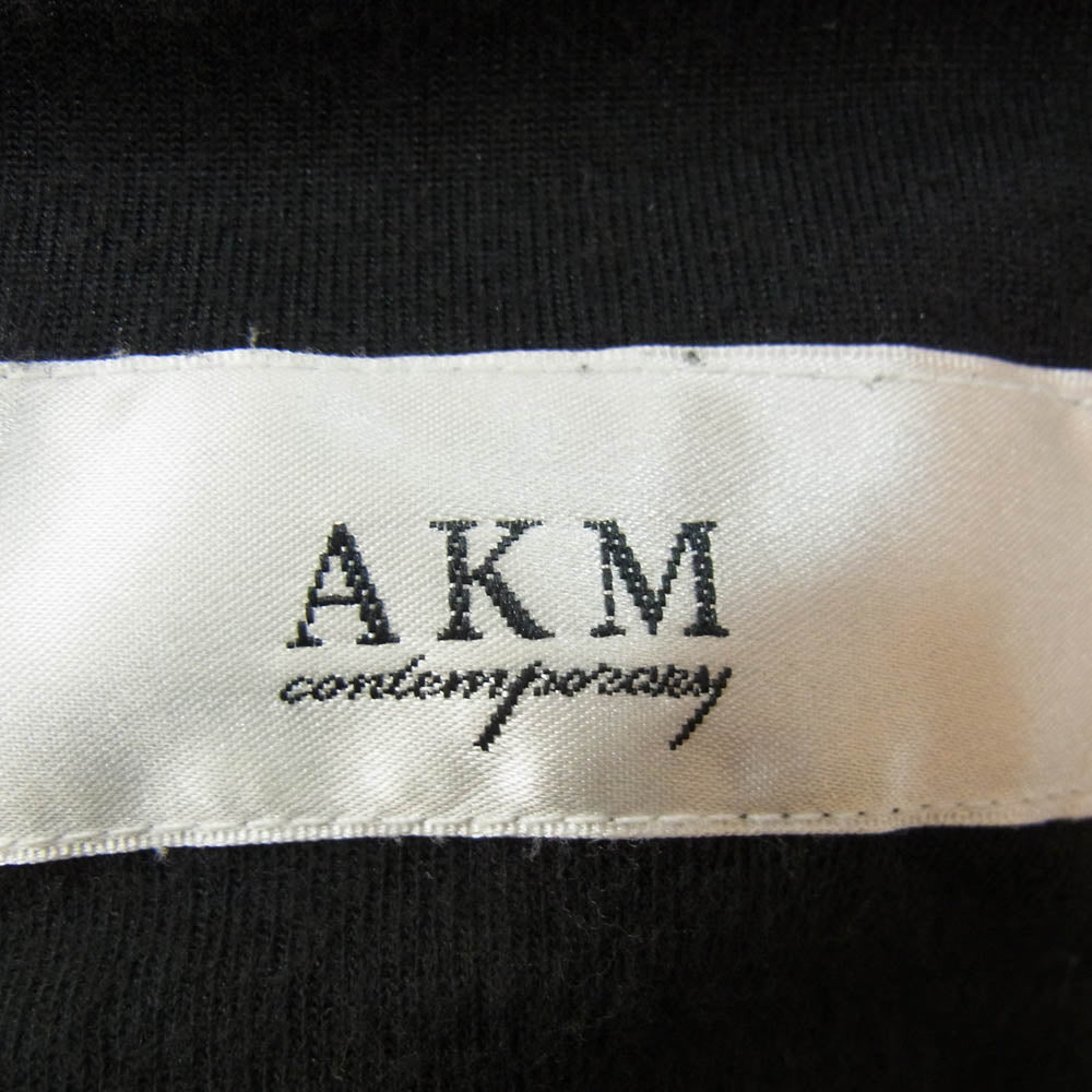 AKM エイケイエム スウェット 無地 リブ コットン ポリエステル パンツ ブラック系 M【中古】