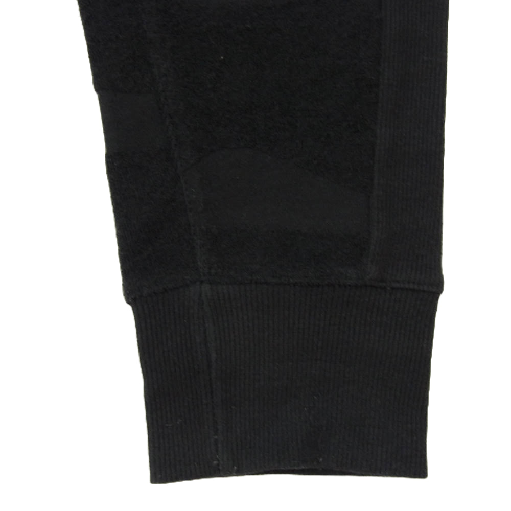 AKM エイケイエム スウェット 無地 リブ コットン ポリエステル パンツ ブラック系 M【中古】