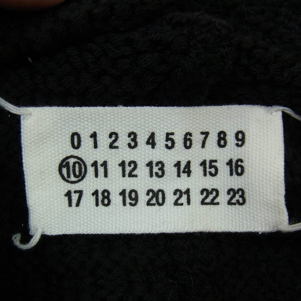 MAISON MARTIN MARGIELA メゾンマルタンマルジェラ ウール ニット帽 ブラック系 L【中古】