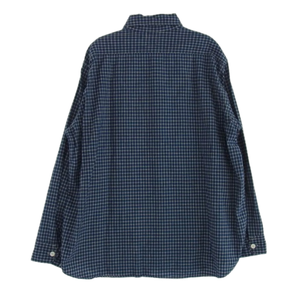 POST OVERALLS ポストオーバーオールズ 1206-CLC1 No.6 Shirt 長袖 シャツ ブルー ブルー系 L【中古】
