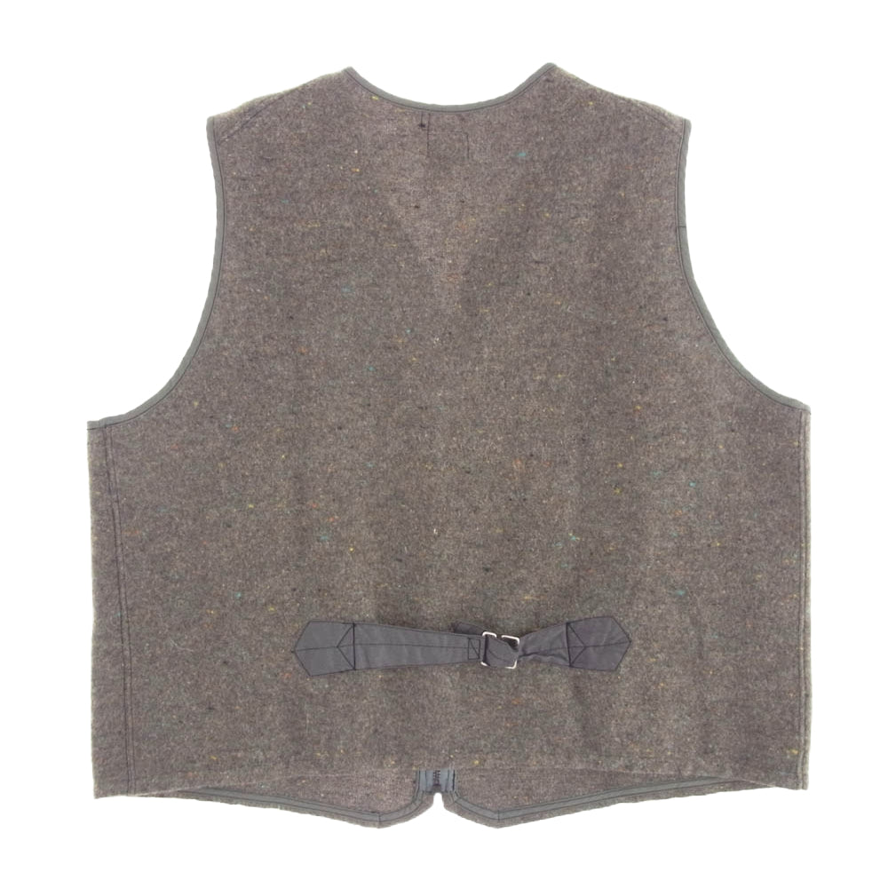 POST OVERALLS ポストオーバーオールズ 24AW 1502-TWB TWB Fleece Vest フリース ベスト ブラウン系 L【中古】