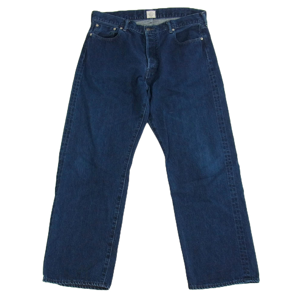 POST OVERALLS ポストオーバーオールズ 1397-12DW No.2 Five Pocket 12oz. selvedge deep washed denim indigo セルビッチ デニム インディゴ インディゴブルー系 XL【中古】