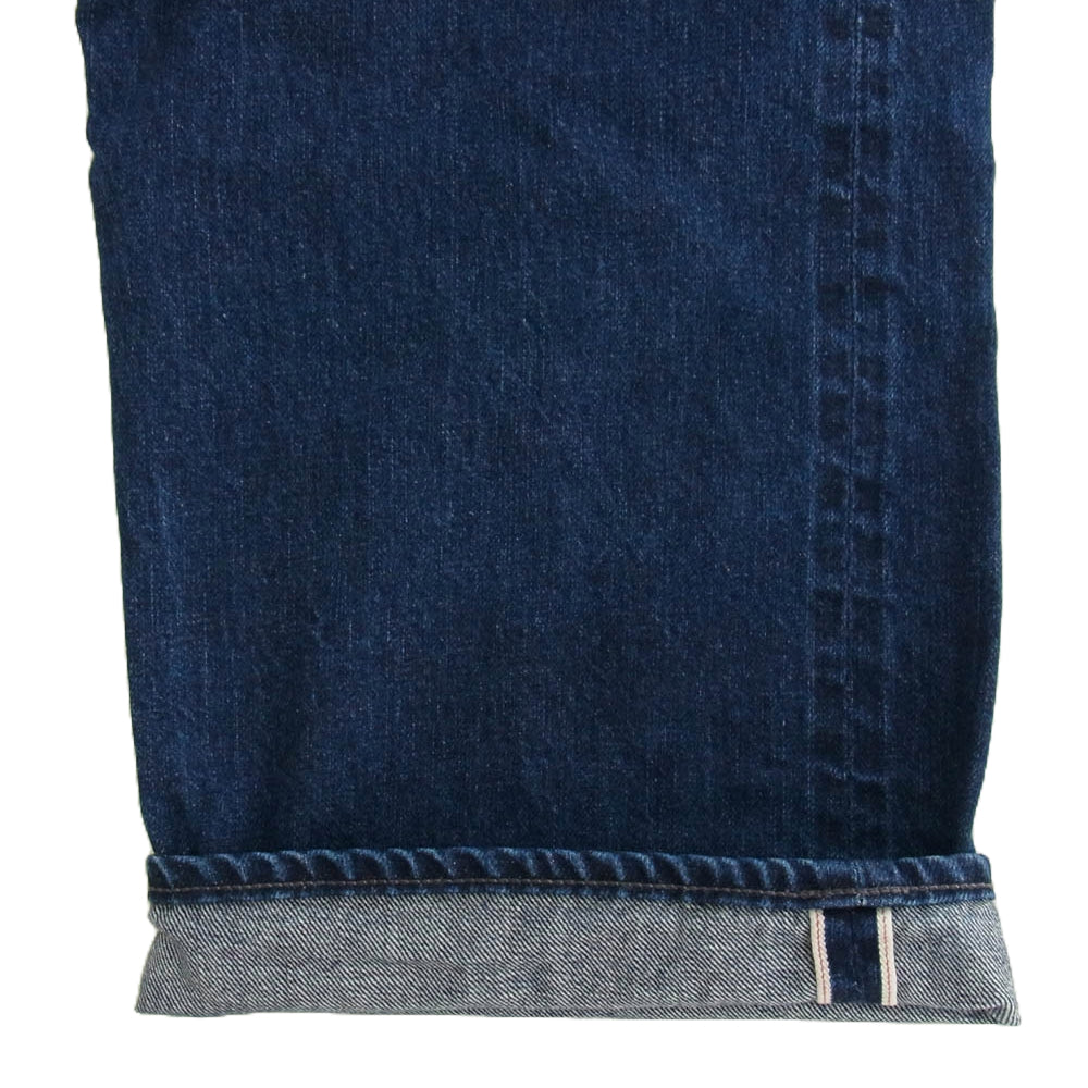 POST OVERALLS ポストオーバーオールズ 1397-12DW No.2 Five Pocket 12oz. selvedge deep washed denim indigo セルビッチ デニム インディゴ インディゴブルー系 XL【中古】
