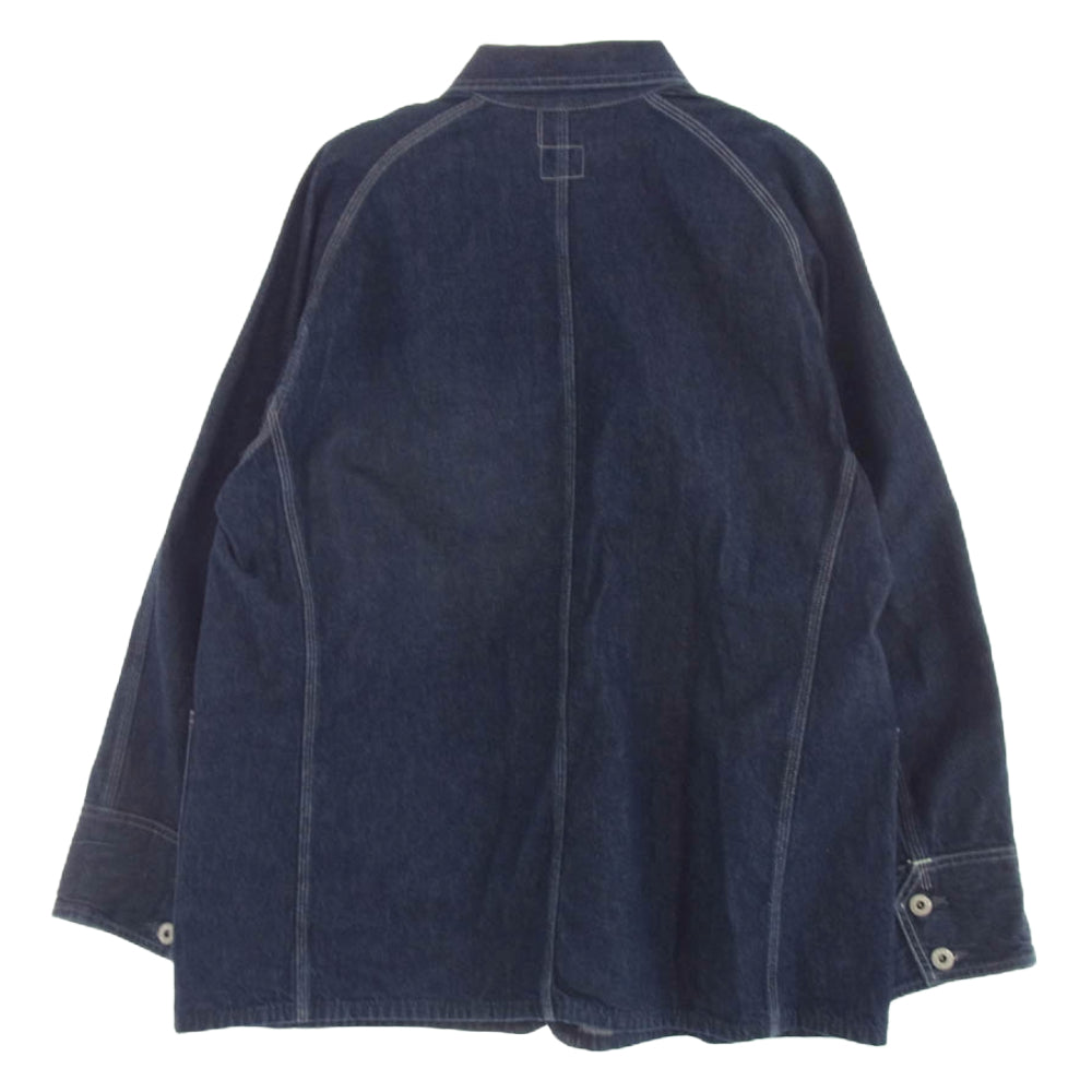 POST OVERALLS ポストオーバーオールズ 1102-10DI Engineer's Jacket エンジニア デニム ジャケット インディゴ インディゴブルー系 L【中古】