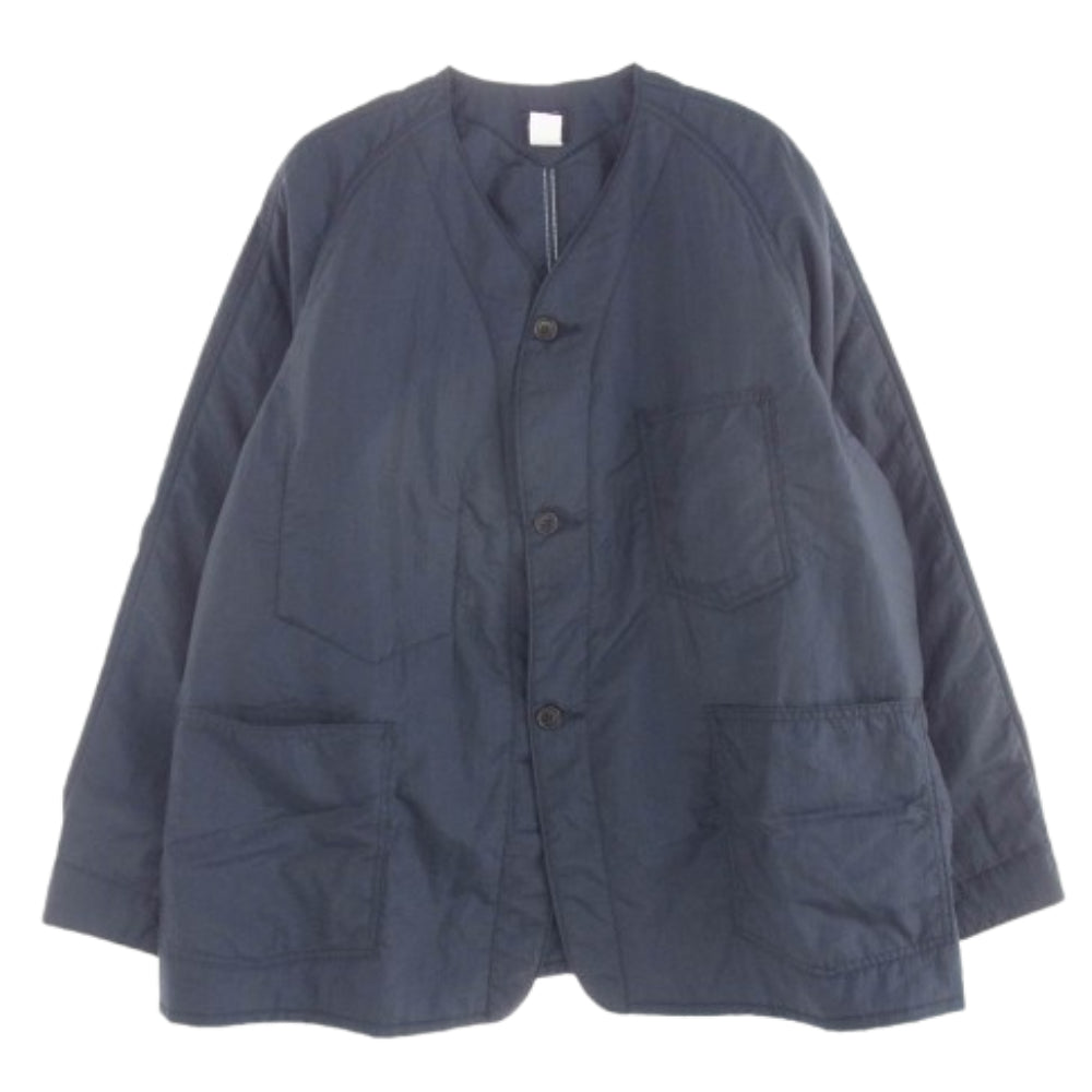 POST OVERALLS ポストオーバーオールズ 23FW 3113DV-CTN Crinkle Taffeta w Thinsulate navy クリンクル タフタ ウィズ シンサレート ネイビー ナイロン ジャケット ダークネイビー系 XL【中古】