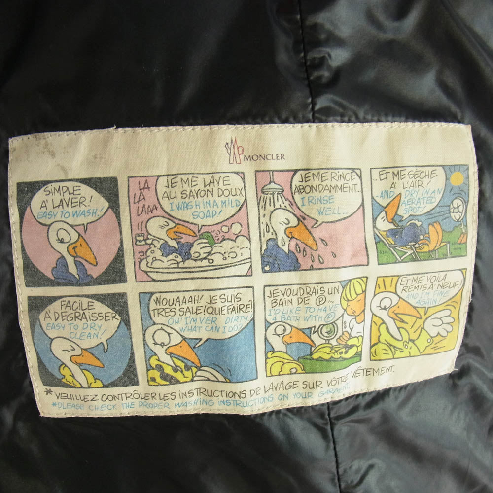 MONCLER モンクレール 49394 50 68950 BERENGERE ベレンジェール フーデッド ダウン ジャケット ブラック系 1【中古】