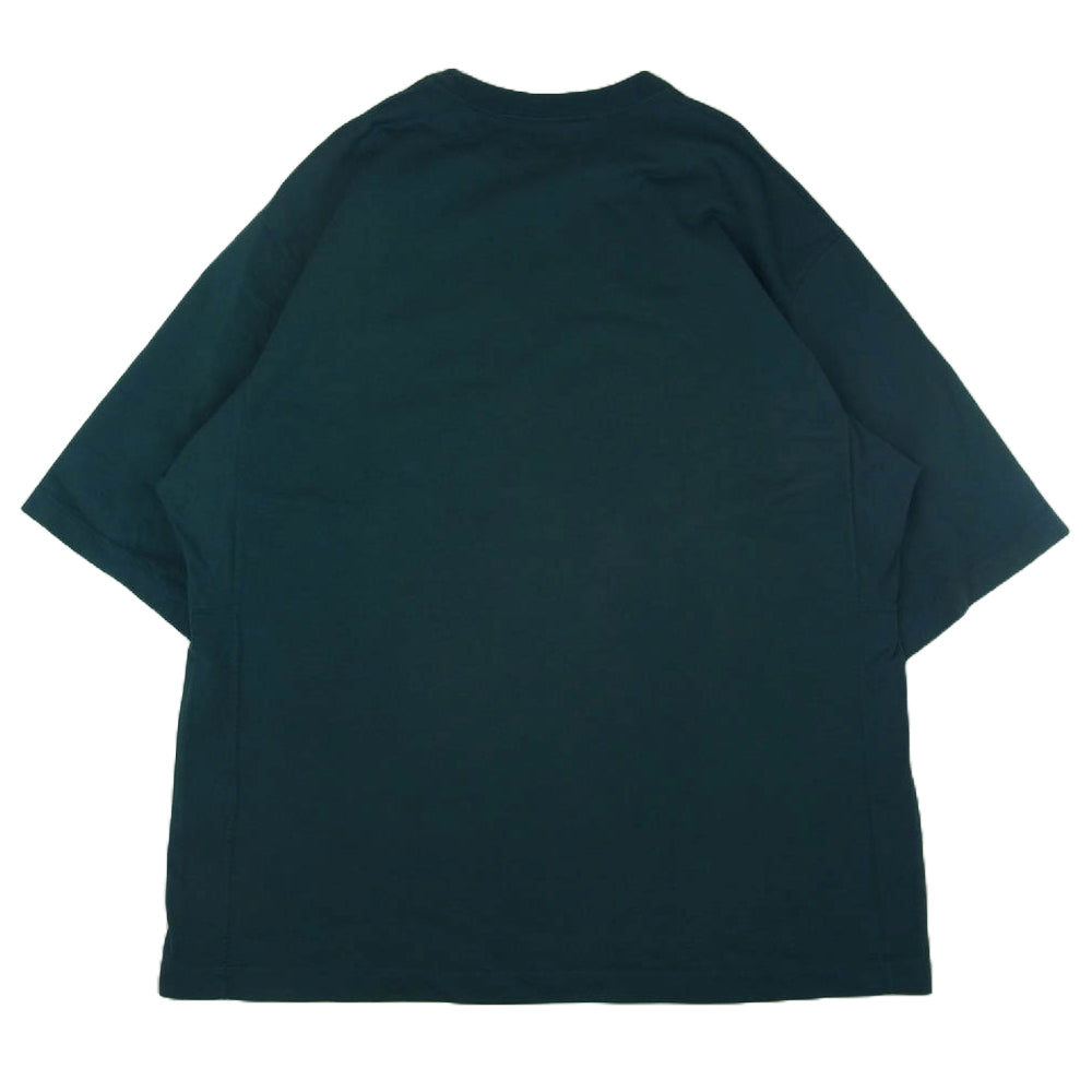オーベルジュ 無地 半袖 Tシャツ GREEN グリーン コットン Tee グリーン系 44【中古】