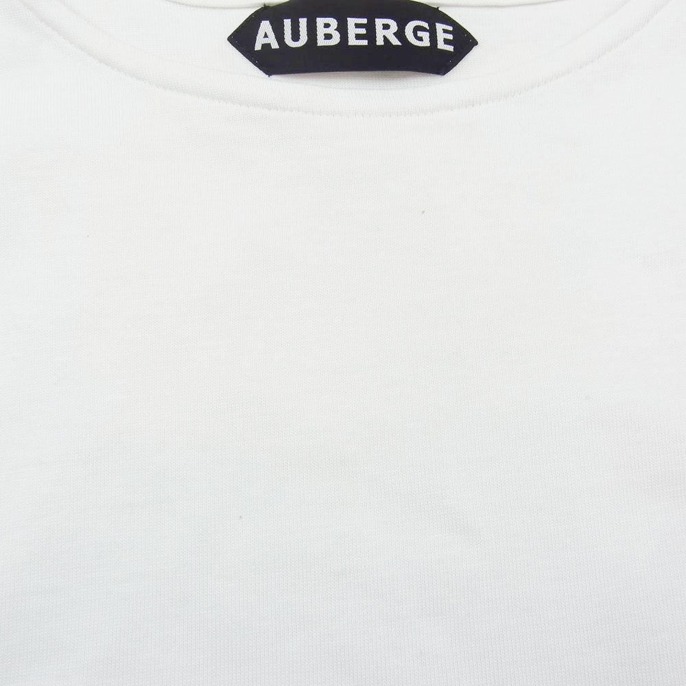 オーベルジュ 無地 長袖 Tシャツ WHITE ホワイト コットン Tee ホワイト系 44【中古】