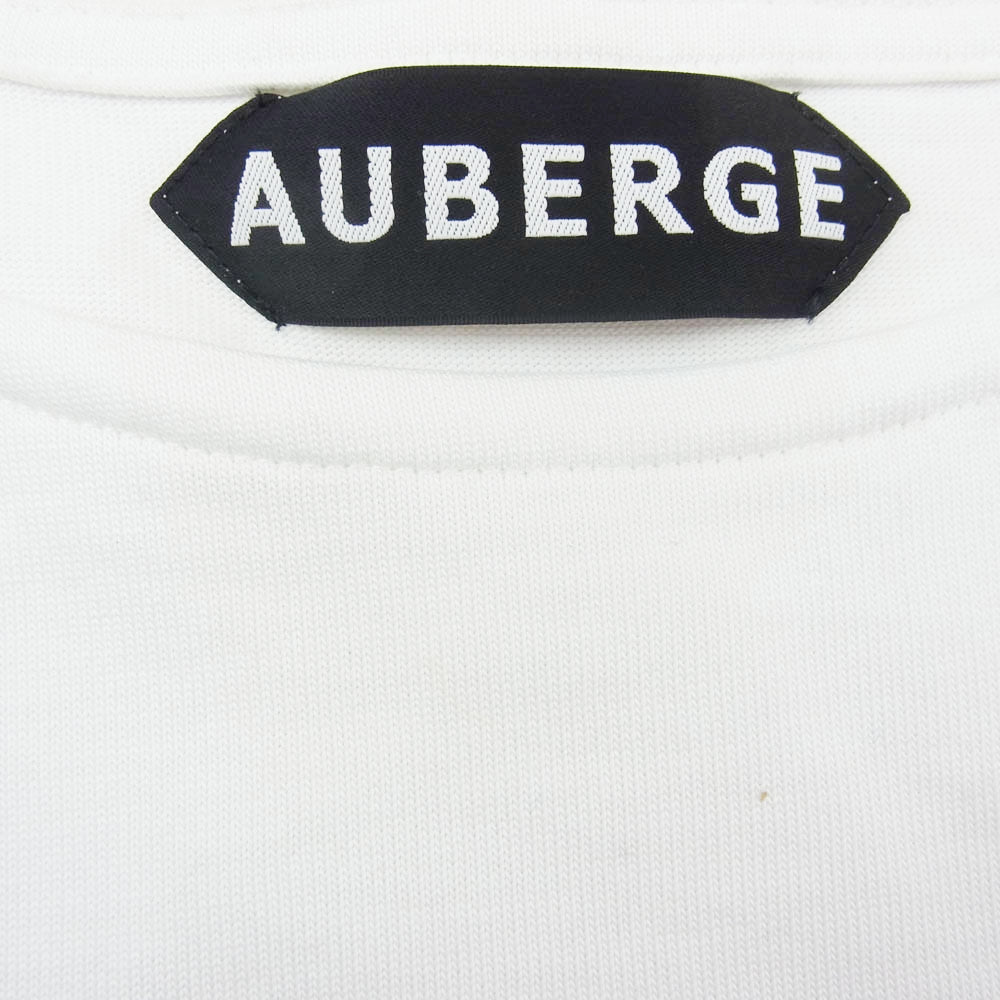オーベルジュ 無地 長袖 Tシャツ WHITE ホワイト コットン Tee ホワイト系 44【中古】