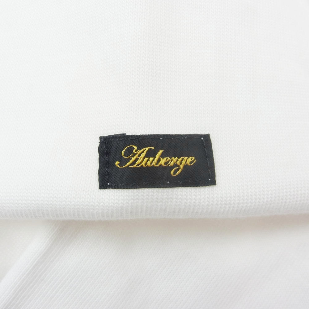 オーベルジュ 無地 長袖 Tシャツ WHITE ホワイト コットン Tee ホワイト系 44【中古】
