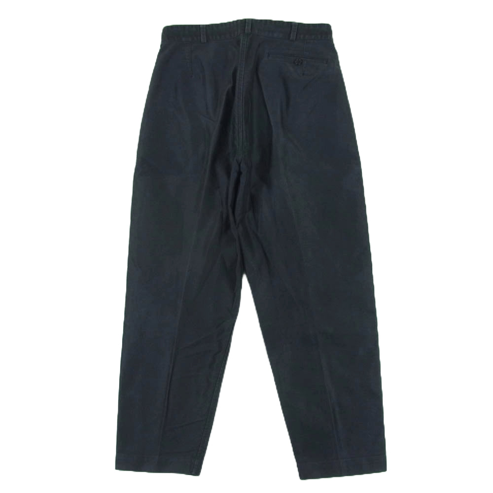 オーベルジュ Black Tapered Pants ブラック テーパード パンツ 日本製 ブラック系 ダークグレーに近いブラック系 40【中古】