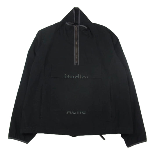 ACNE STUDIOS アクネストゥディオズ 19AW FN-MN-OUTW000140 アノラック パーカー ナイロン ジャケット ブラック系 48【中古】