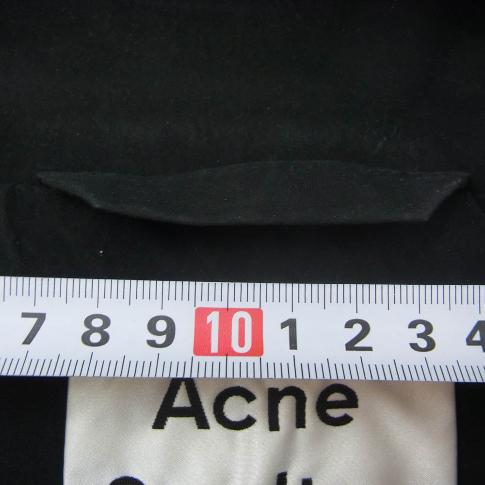 ACNE STUDIOS アクネストゥディオズ 19AW FN-MN-OUTW000140 アノラック パーカー ナイロン ジャケット ブラック系 48【中古】