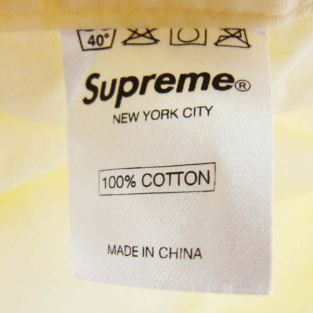 Supreme シュプリーム S/S cuba shirt キューバ シャツ  半袖 イエロー系 M イエロー系 M【中古】