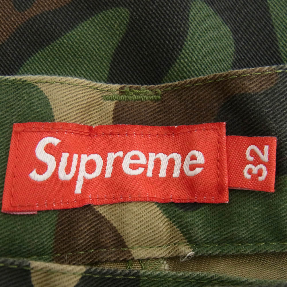Supreme シュプリーム Work Short ワークショーツ ショート パンツ チノ 迷彩 32 カーキ系 32【中古】