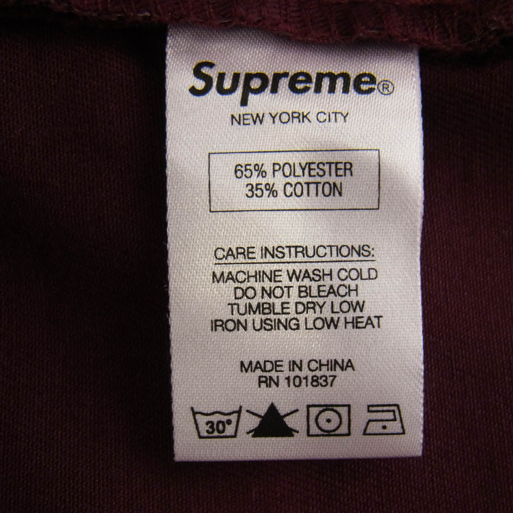 Supreme シュプリーム Work Short ワークショーツ ショート パンツ チノ エンジ系 32 ワインレッド系 32【中古】