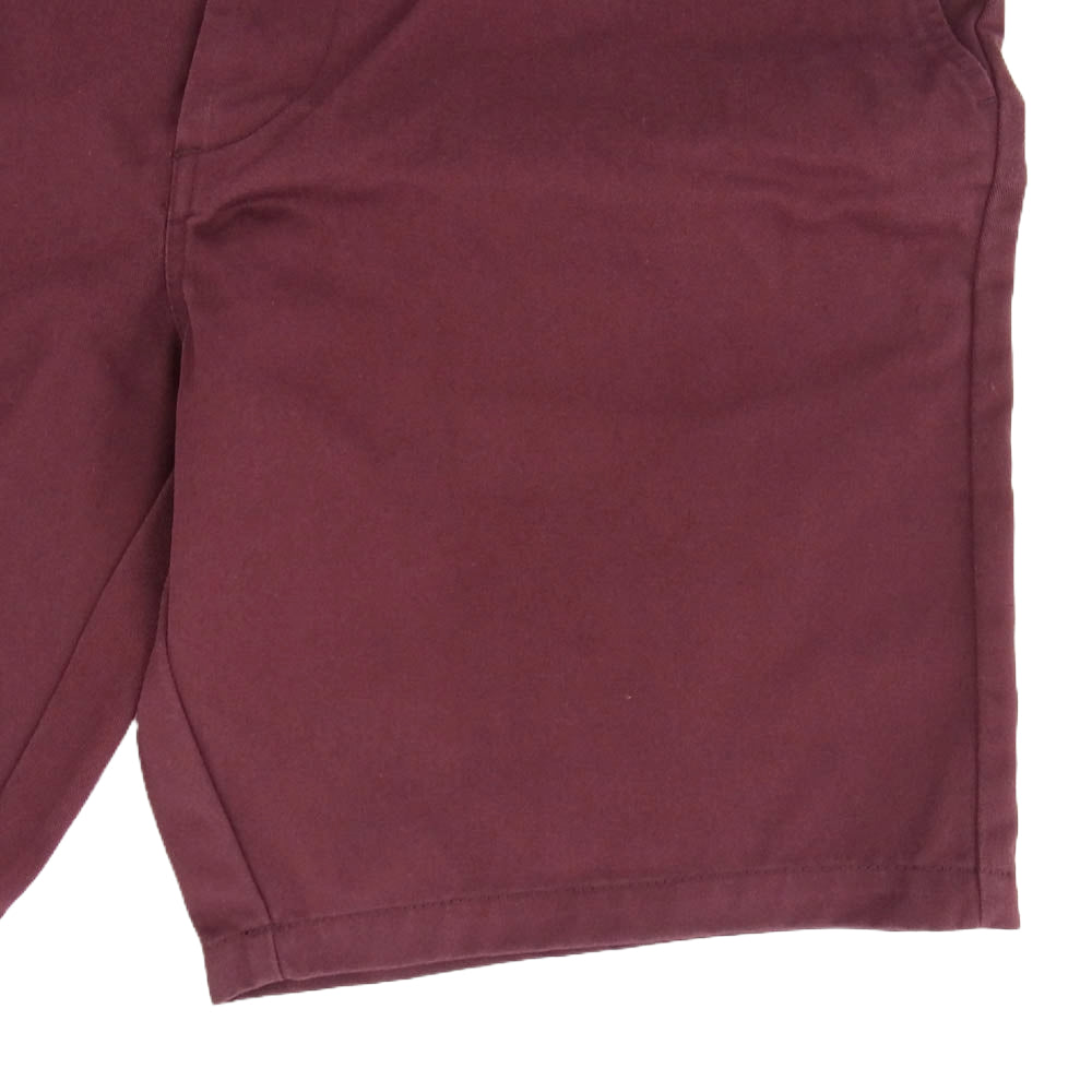 Supreme シュプリーム Work Short ワークショーツ ショート パンツ チノ エンジ系 32 ワインレッド系 32【中古】