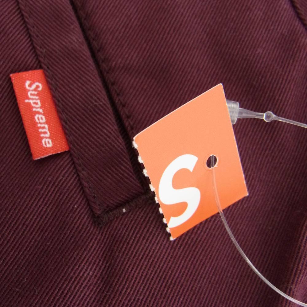 Supreme シュプリーム Work Short ワークショーツ ショート パンツ チノ エンジ系 32 ワインレッド系 32【中古】