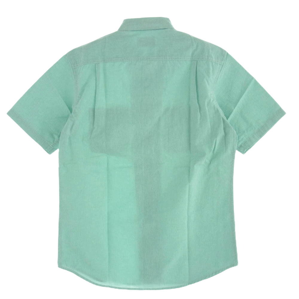 Supreme シュプリーム S/S Oxford Shirt オックスフォード 半袖 シャツ グリーン系 M ライトグリーン系 M【美品】【中古】