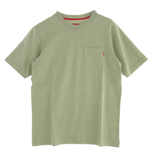 Supreme シュプリーム S/S Pocket Tee  半袖 ポケット Tシャツ グリーン系 M グリーン系 M【極上美品】【中古】