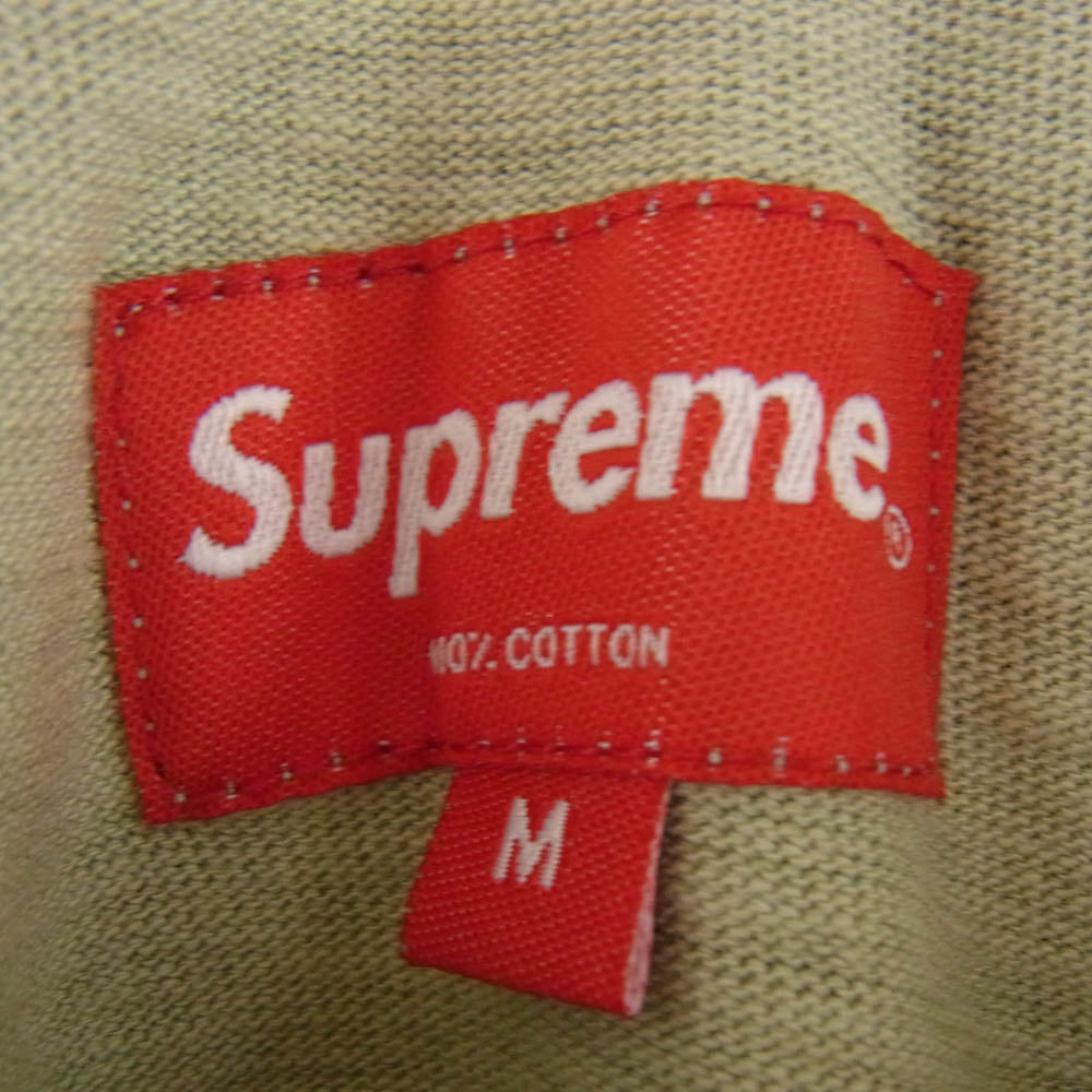 Supreme シュプリーム S/S Pocket Tee  半袖 ポケット Tシャツ グリーン系 M グリーン系 M【極上美品】【中古】