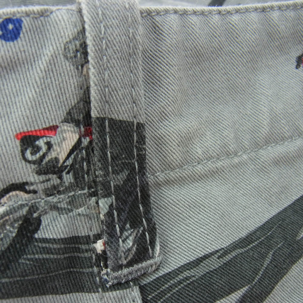 Supreme シュプリーム 09SS motocross shorts モトクロス 総柄 ショーツ ショート パンツ グレー系 32 グレー系【中古】