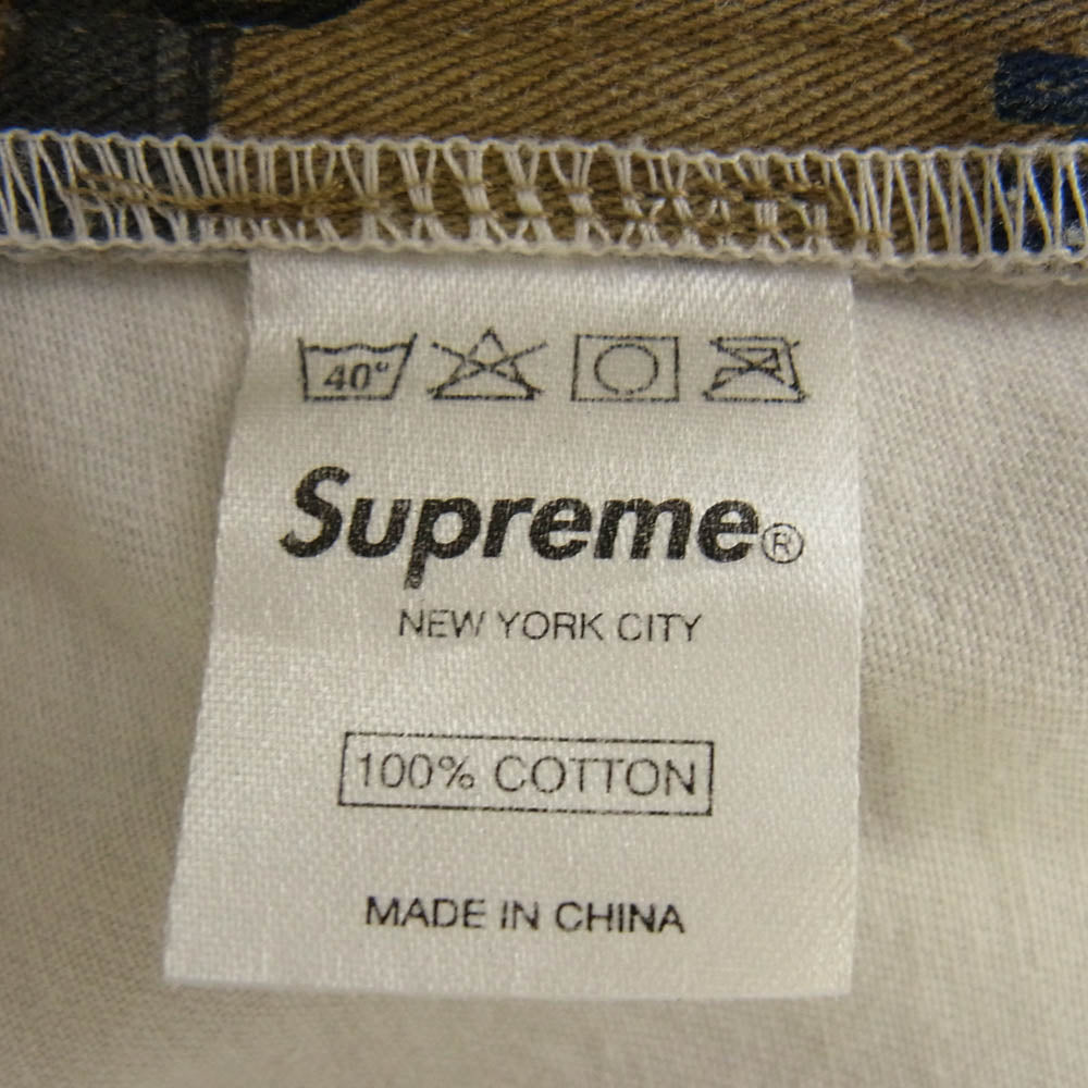 Supreme シュプリーム 09SS motocross shorts モトクロス 総柄 ショーツ ショート パンツ オリーブ系 32 ブラウン系 32【中古】