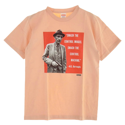Supreme シュプリーム 16SS Burroughs Tee バロウズ フォト プリント 半袖 Tシャツ オレンジ系 M オレンジ系 M【新古品】【未使用】【中古】