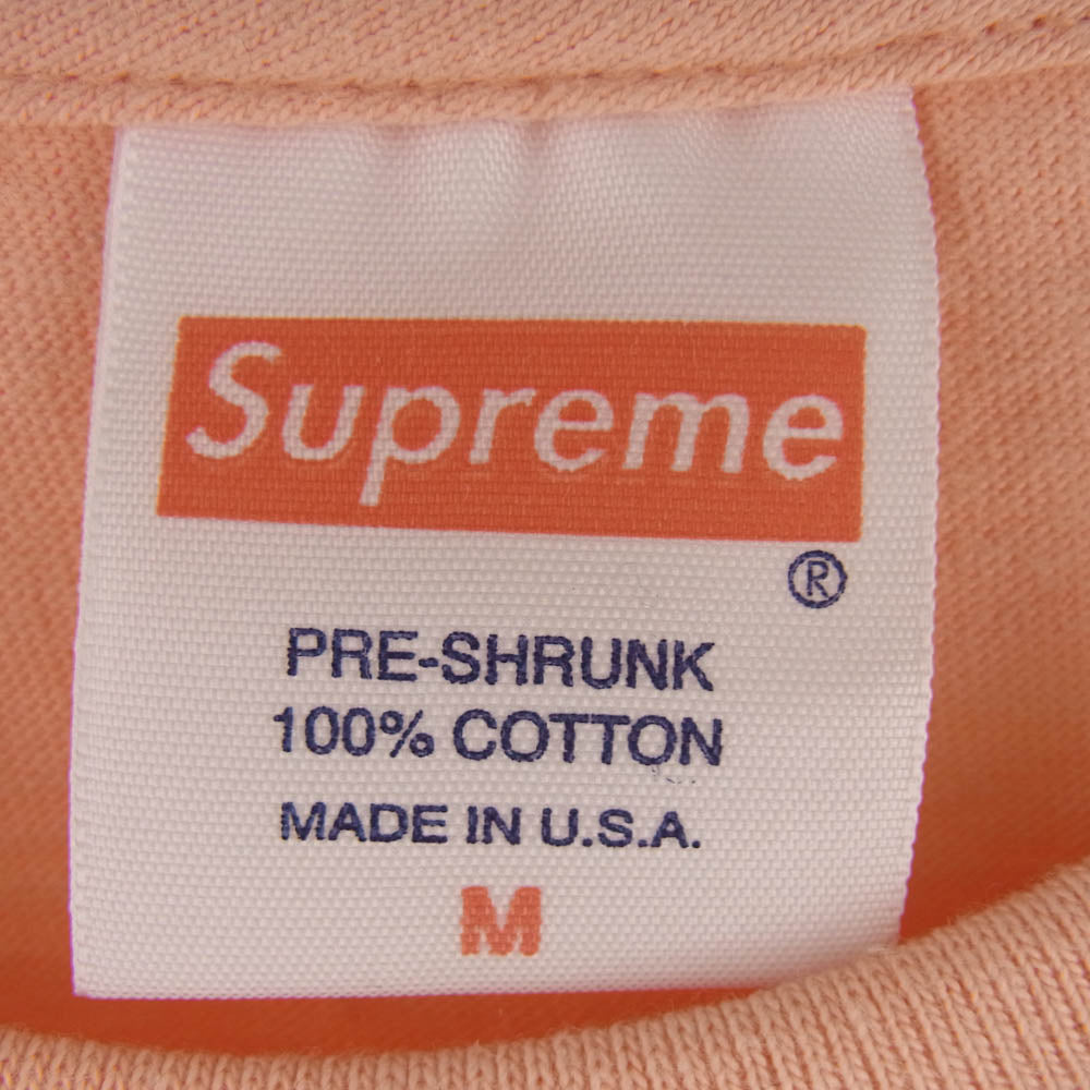 Supreme シュプリーム 16SS Burroughs Tee バロウズ フォト プリント 半袖 Tシャツ オレンジ系 M オレンジ系 M【新古品】【未使用】【中古】