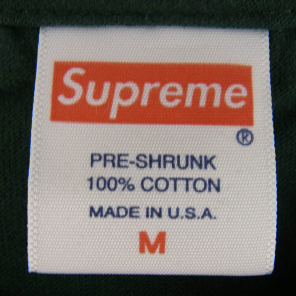 Supreme シュプリーム 16AW Sumo Tee 相撲 半袖 Tシャツ グリーン系 M グリーン系 M【極上美品】【中古】