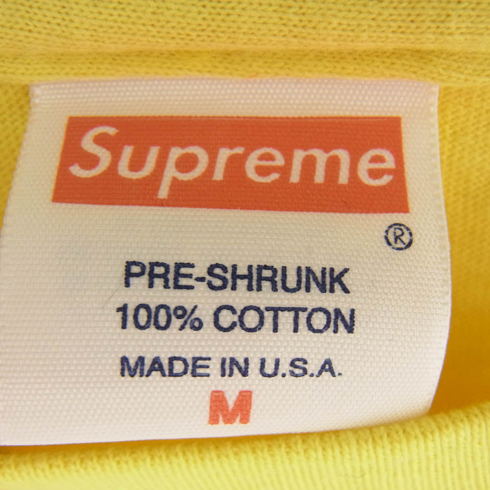 Supreme シュプリーム 11SS Curtis Mayfield photo Tee カーティス メイフィールド フォト 半袖 Tシャツ イエロー系 M イエロー系 M【極上美品】【中古】