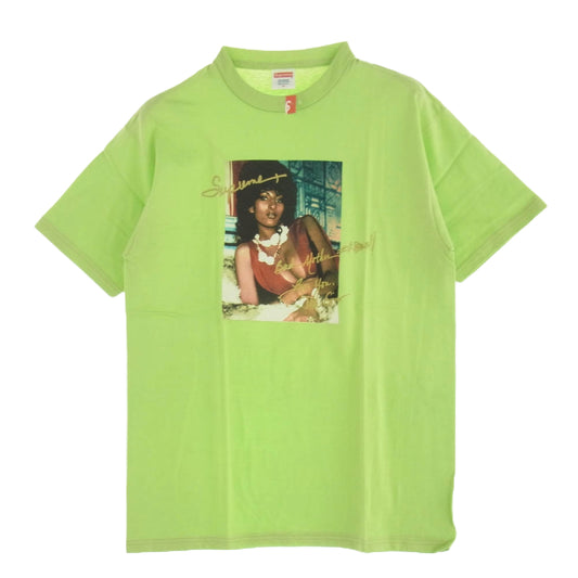 Supreme シュプリーム 13SS Pam Grier Tee パム・グリア フォト 半袖 Tシャツ グリーン系 M ライトグリーン系 M【新古品】【未使用】【中古】