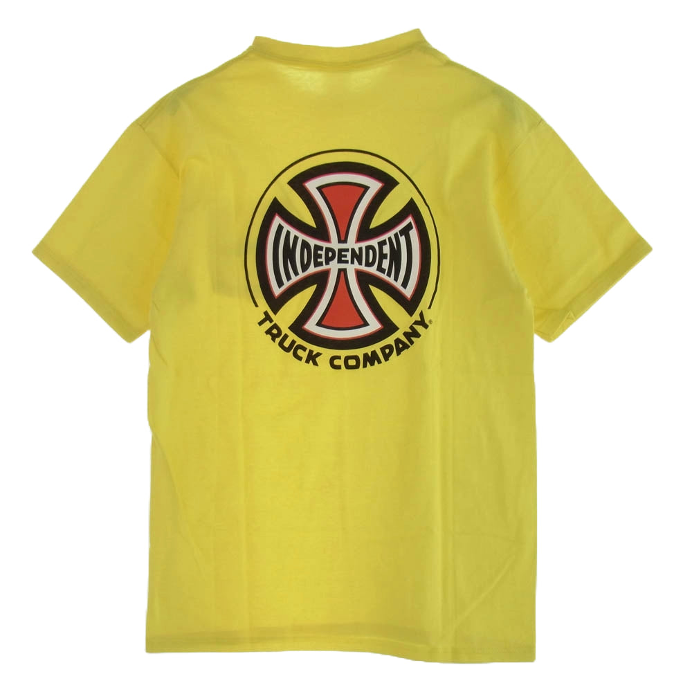 Supreme シュプリーム 12SS × Independent インディペンデント Pocket Tee ロゴ ポケット 半袖 Tシャツ イエロー系 M イエロー系 M【新古品】【未使用】【中古】
