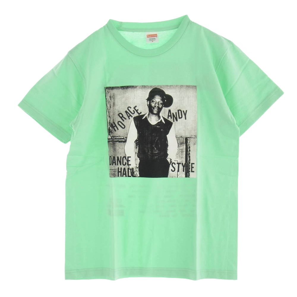 Supreme シュプリーム 13SS HORACE ANDY Tee ホレス アンディ フォト 半袖 Tシャツ グリーン系 M ライトグリーン系 M【極上美品】【中古】