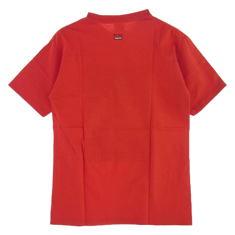 Supreme シュプリーム 11SS sid vicious my way tee シド フォト プリント 半袖 Tシャツ レッド系 M レッド系 M【新古品】【未使用】【中古】