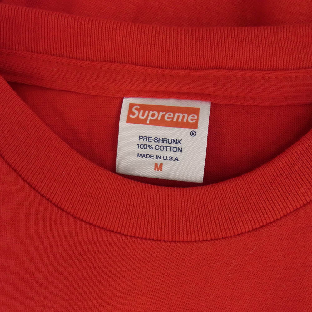 Supreme シュプリーム 11SS sid vicious my way tee シド フォト プリント 半袖 Tシャツ レッド系 M レッド系 M【新古品】【未使用】【中古】