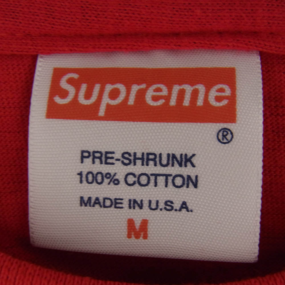 Supreme シュプリーム 11SS sid vicious my way tee シド フォト プリント 半袖 Tシャツ レッド系 M レッド系 M【新古品】【未使用】【中古】