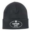 Supreme シュプリーム 24AW crest beanie クレスト ビーニー ニット キャップ ブラック系【極上美品】【中古】