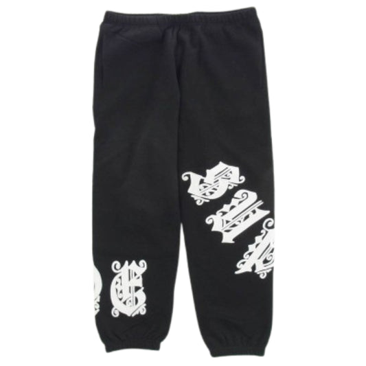 Supreme シュプリーム 21SS Old English Wrap Sweatpant オールド イングリッシュ スウェット パンツ ブラック系 M【中古】