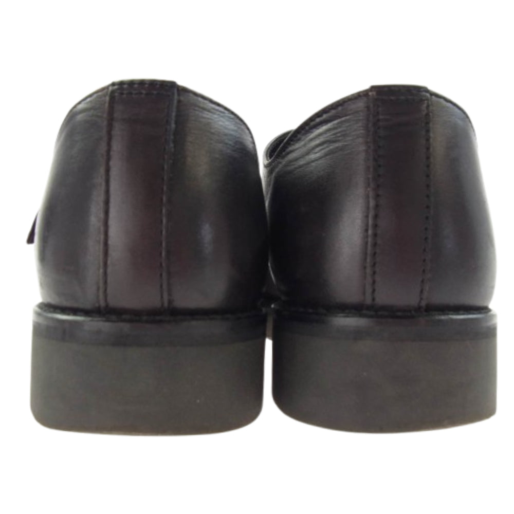 PADRONE パドローネ アーバンライン ダブルモンクストラップ シューズ ブラック系【中古】