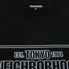 NEIGHBORHOOD ネイバーフッド 232PCNH-ST01 NH.TEE SS-1 ロゴプリント 半袖 Tシャツ ブラック系 XL【中古】