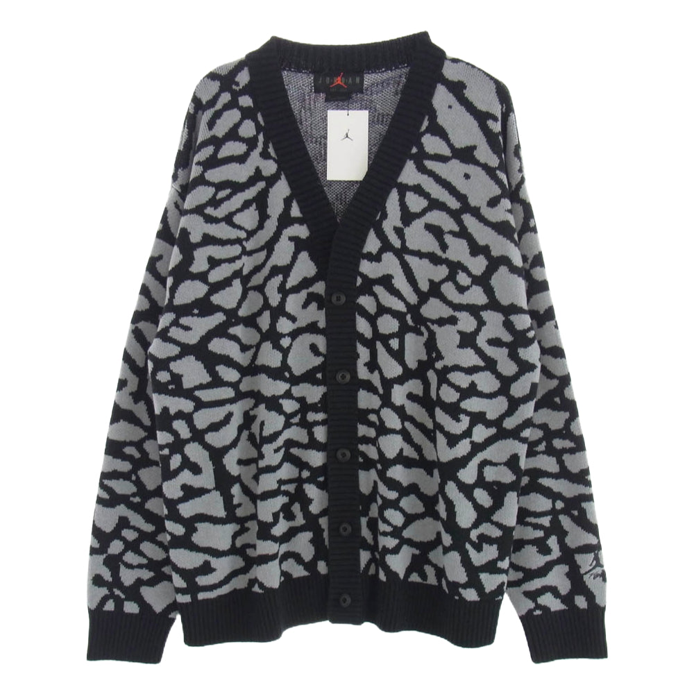 NIKE ナイキ JORDAN BRAND AS M J FLT HRTG CARDIGAN ジョーダン ブランド ジョーダン FLT ヘリテージ カーディガン グレー系 ブラック系 XXL【新古品】【未使用】【中古】