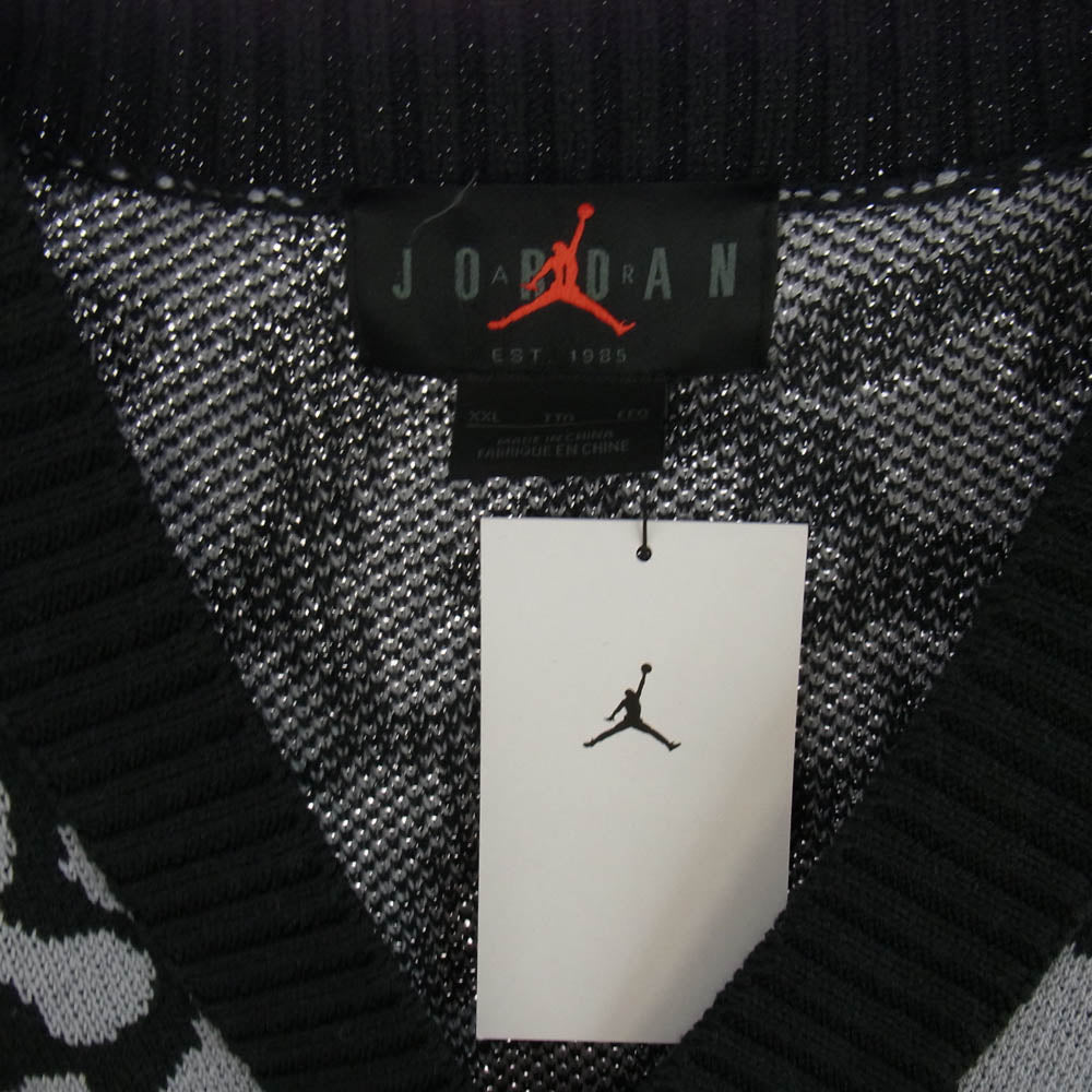 NIKE ナイキ JORDAN BRAND AS M J FLT HRTG CARDIGAN ジョーダン ブランド ジョーダン FLT ヘリテージ カーディガン グレー系 ブラック系 XXL【新古品】【未使用】【中古】