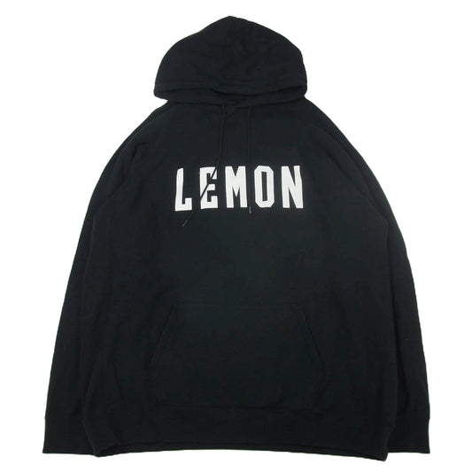 SEQUEL シークエル LEMON ロゴ スウェット パーカー ブラック系 XL【中古】